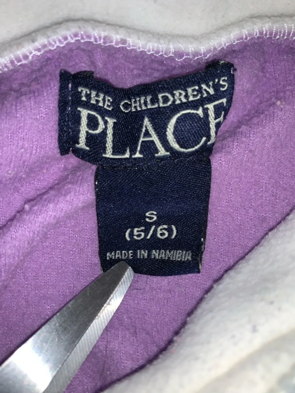 The Children's Place - Girls 3/4 Zip Fleece Sweater Size 5/6